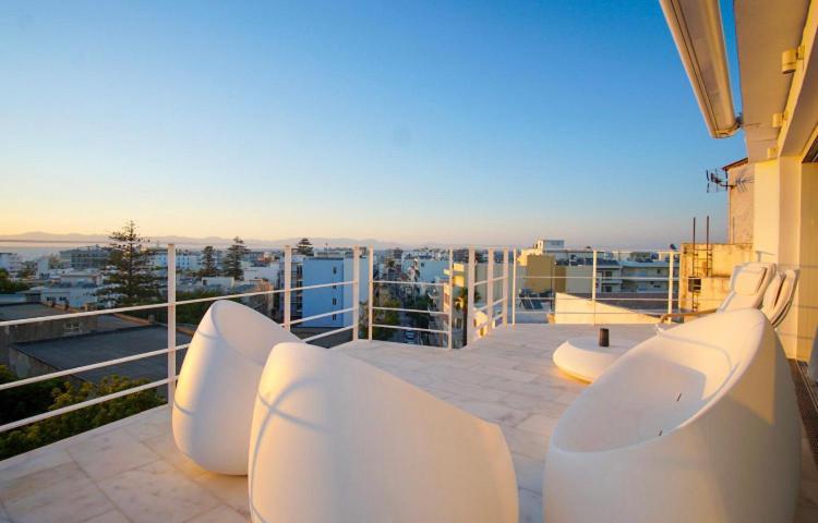 Panoramic View - Penthouse Apartamento Rhodes City Exterior foto